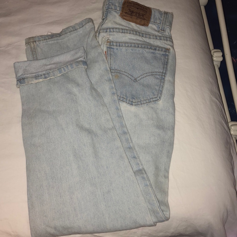 Levi light wash jeans